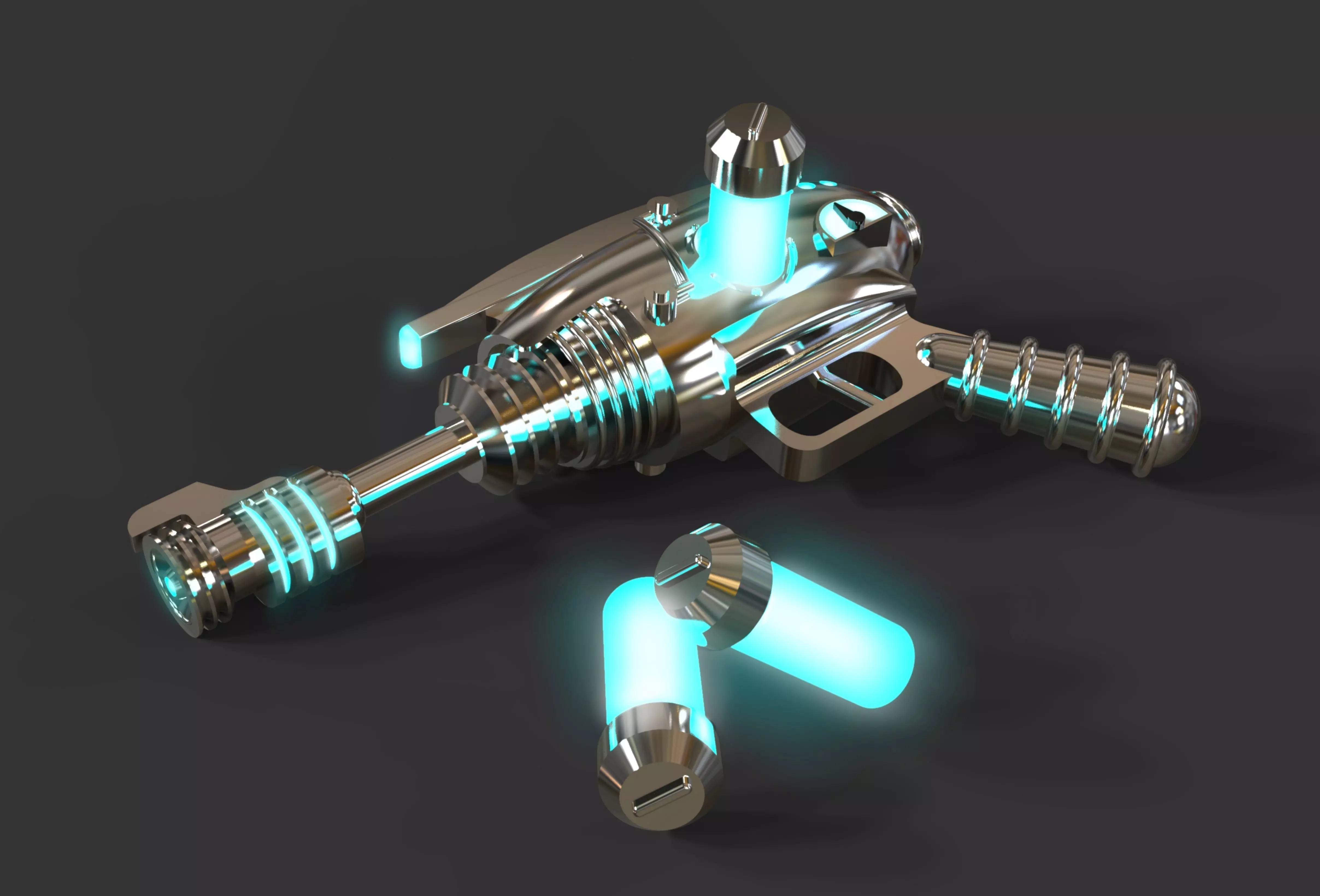 Alien Blaster Fallout 3D print model