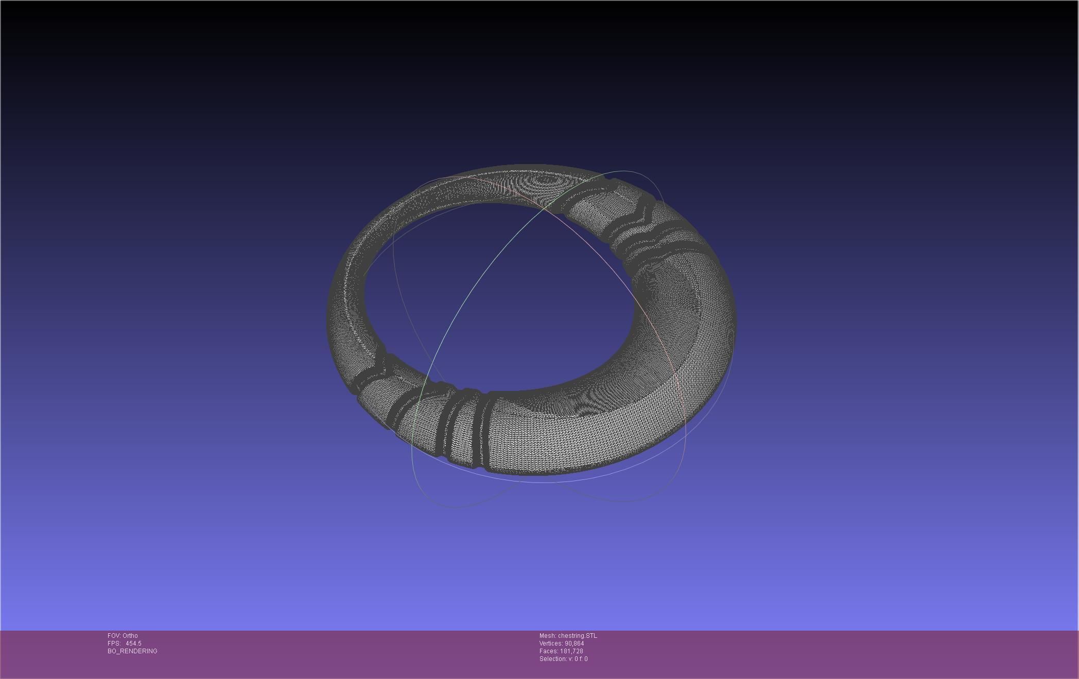 Final Fantasy XIV Dancer Chest Ring Printable Model 3D print model_42