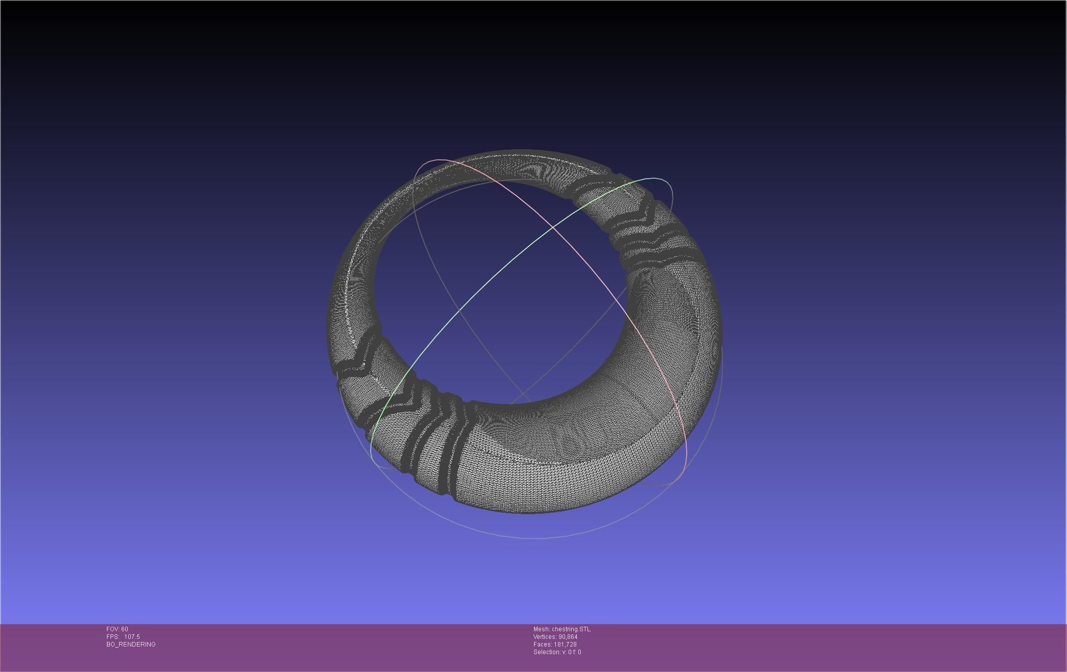 Final Fantasy XIV Dancer Chest Ring Printable Model 3D print model_28