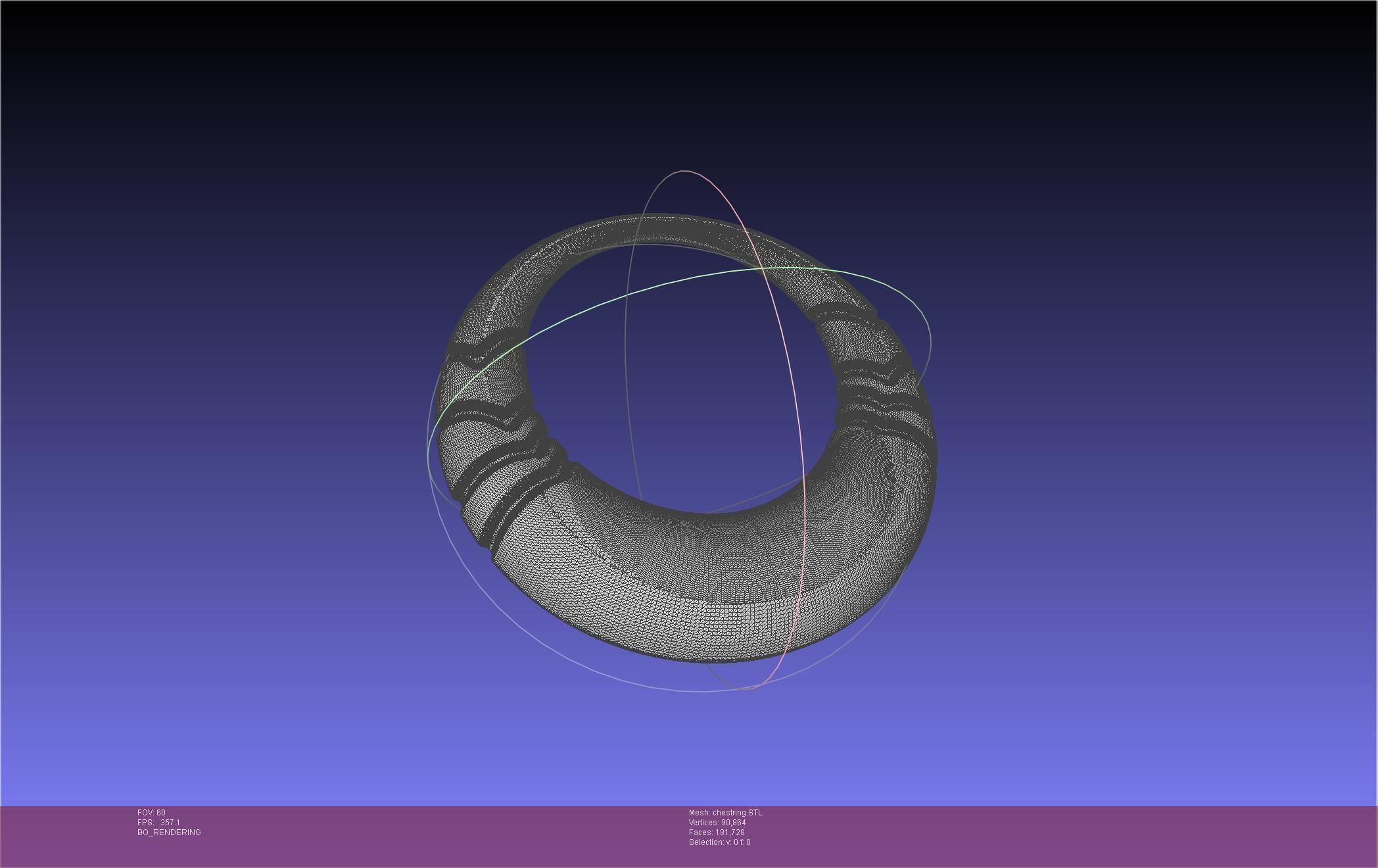 Final Fantasy XIV Dancer Chest Ring Printable Model 3D print model_34