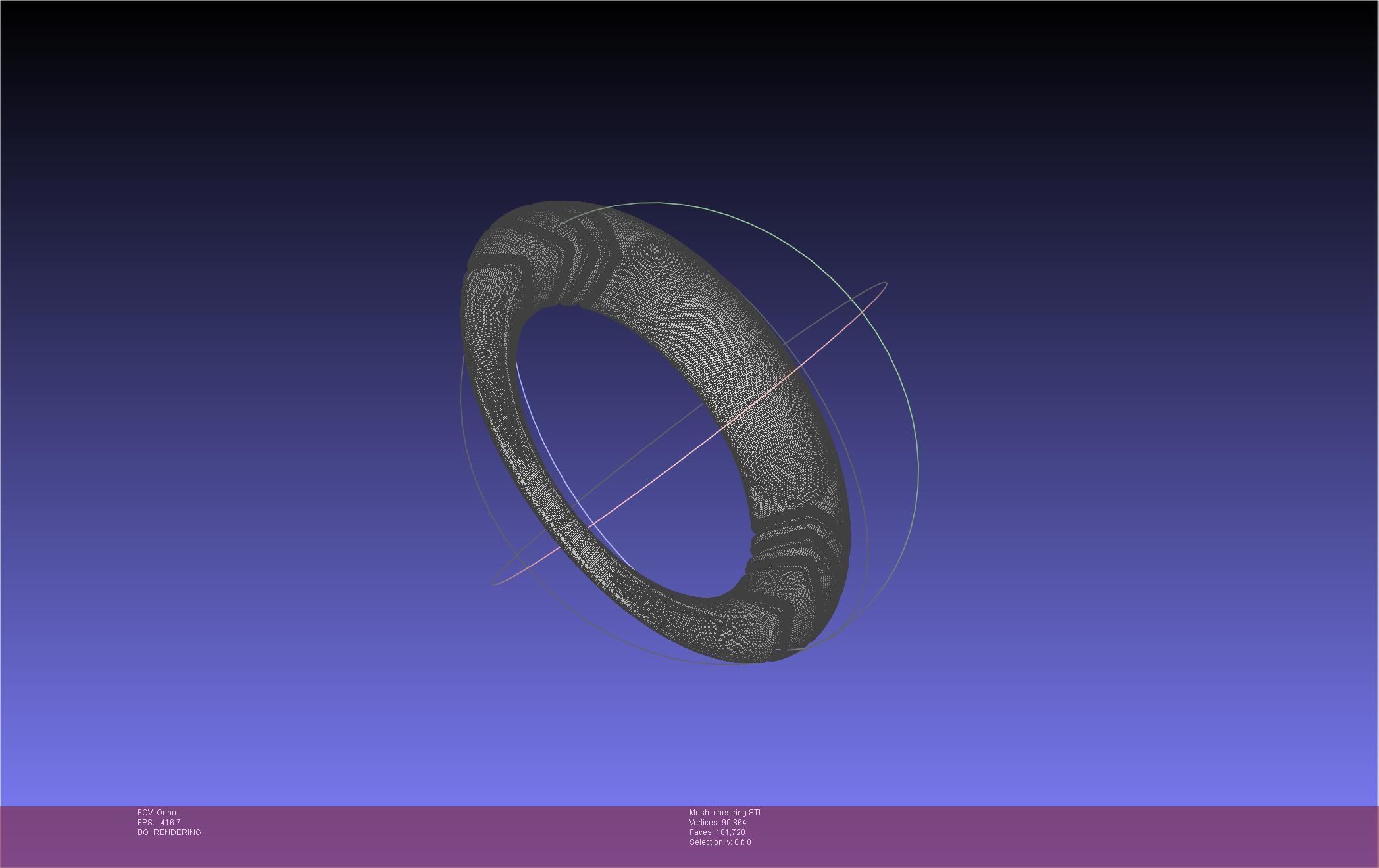 Final Fantasy XIV Dancer Chest Ring Printable Model 3D print model_44