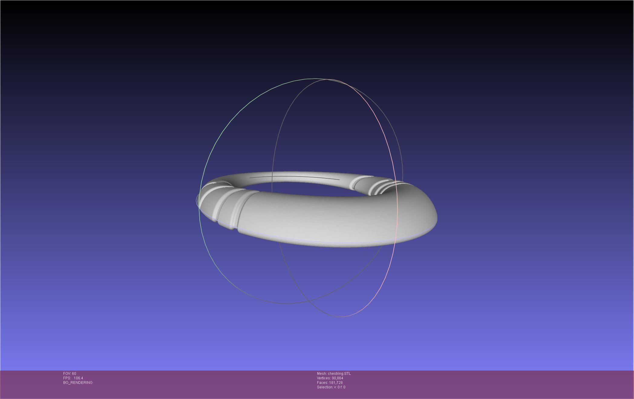 Final Fantasy XIV Dancer Chest Ring Printable Model 3D print model_16