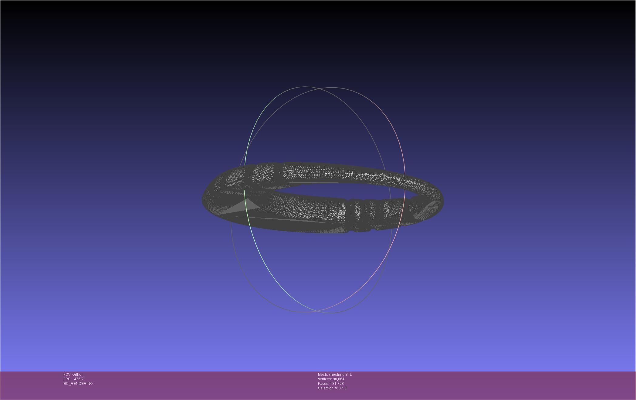 Final Fantasy XIV Dancer Chest Ring Printable Model 3D print model_45