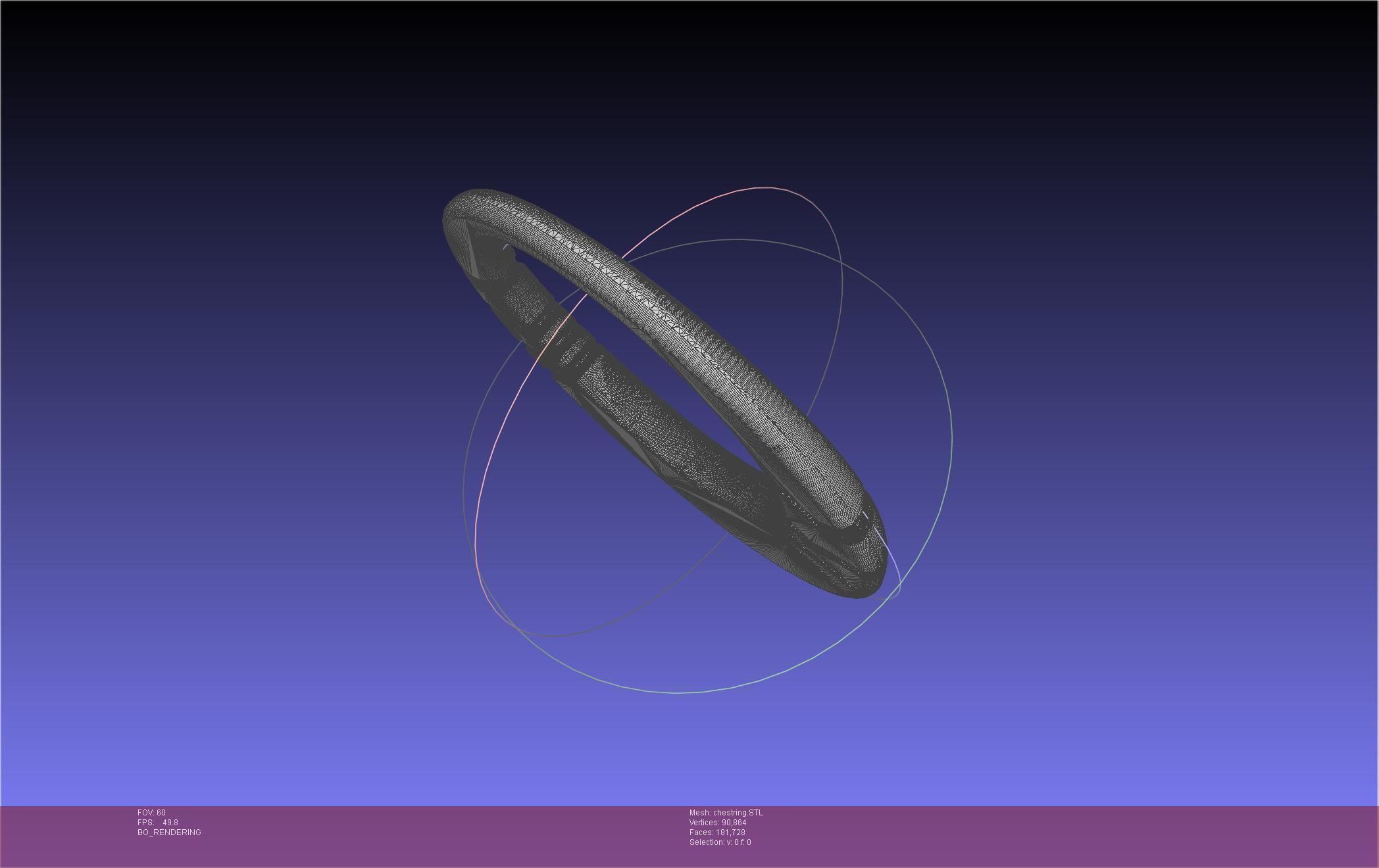 Final Fantasy XIV Dancer Chest Ring Printable Model 3D print model_31