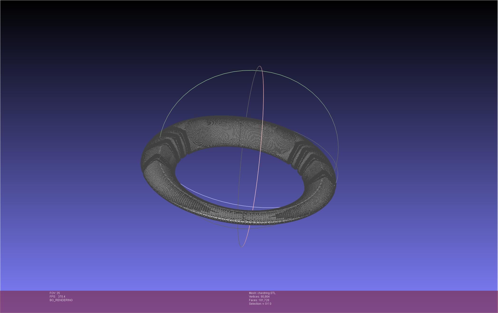 Final Fantasy XIV Dancer Chest Ring Printable Model 3D print model_49