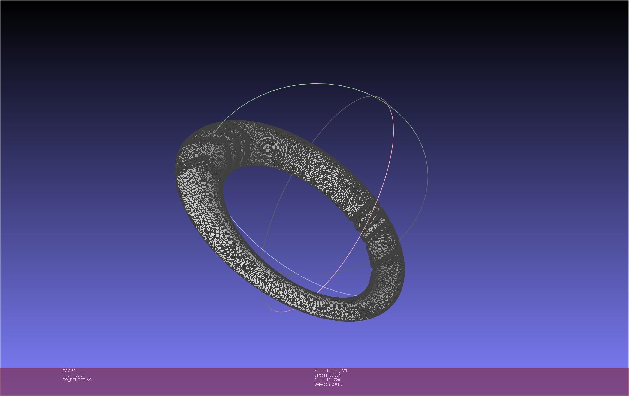 Final Fantasy XIV Dancer Chest Ring Printable Model 3D print model_32