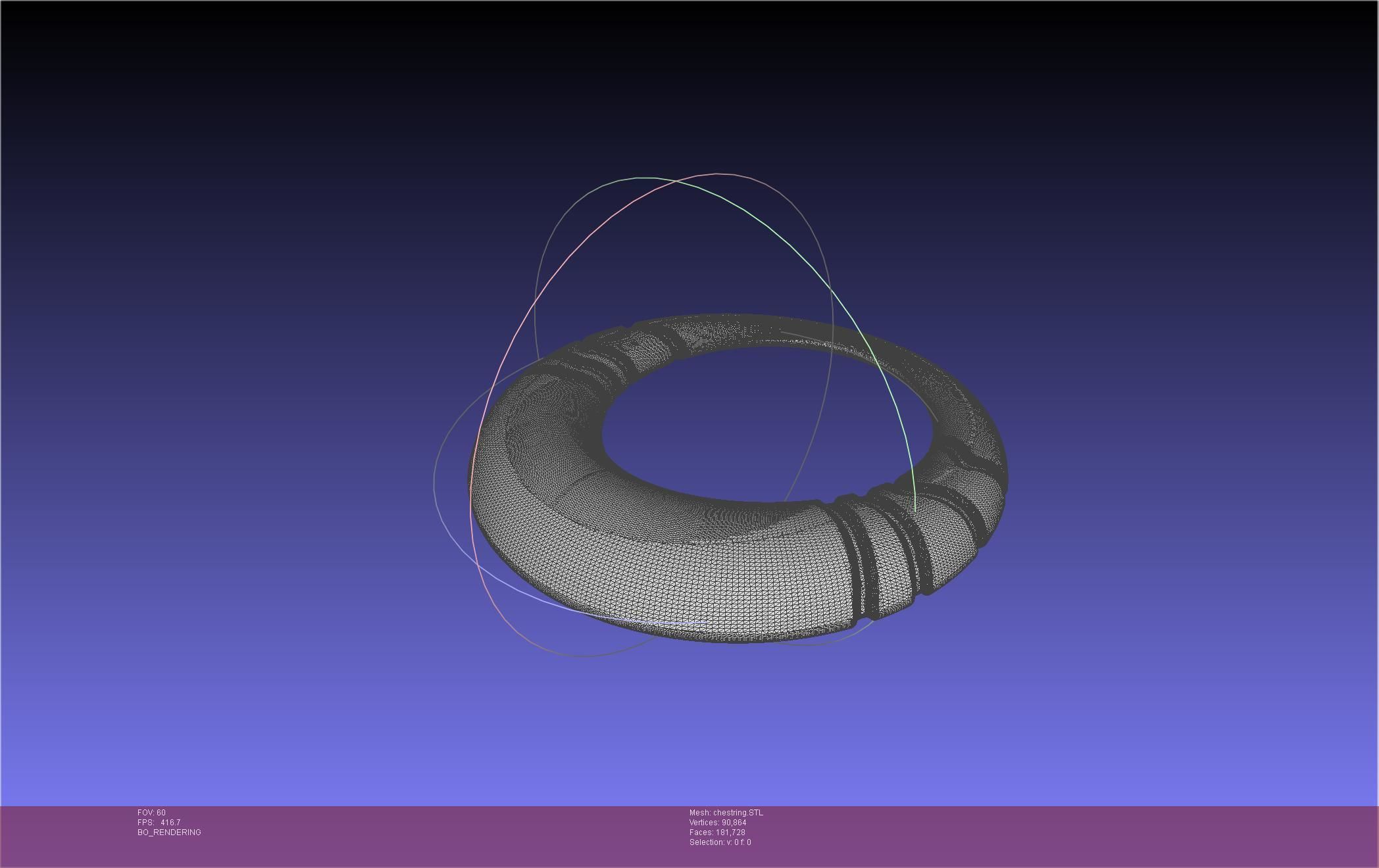 Final Fantasy XIV Dancer Chest Ring Printable Model 3D print model_33