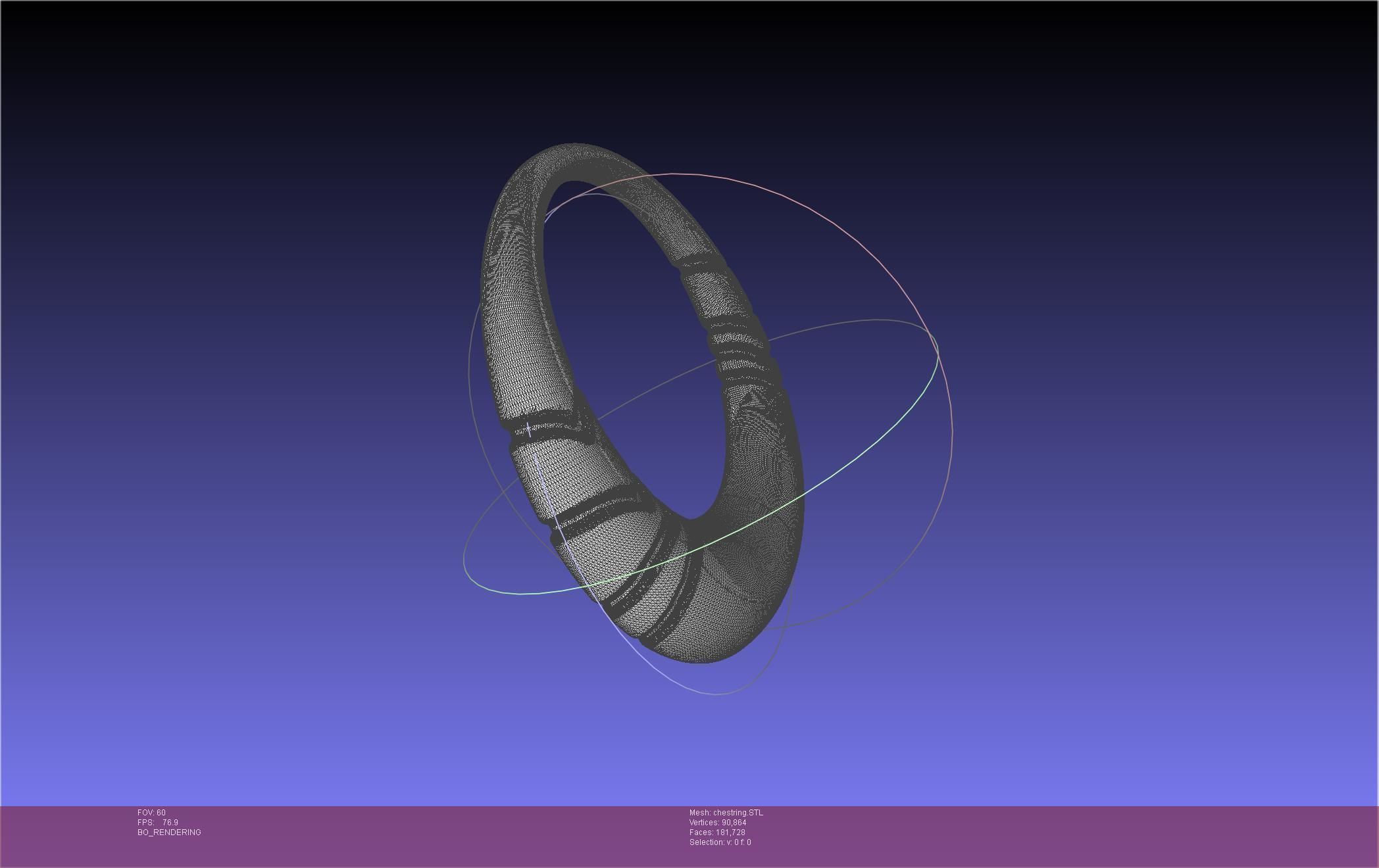 Final Fantasy XIV Dancer Chest Ring Printable Model 3D print model_30