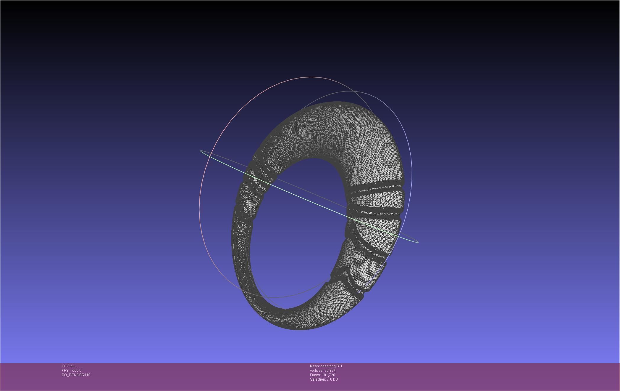 Final Fantasy XIV Dancer Chest Ring Printable Model 3D print model_38