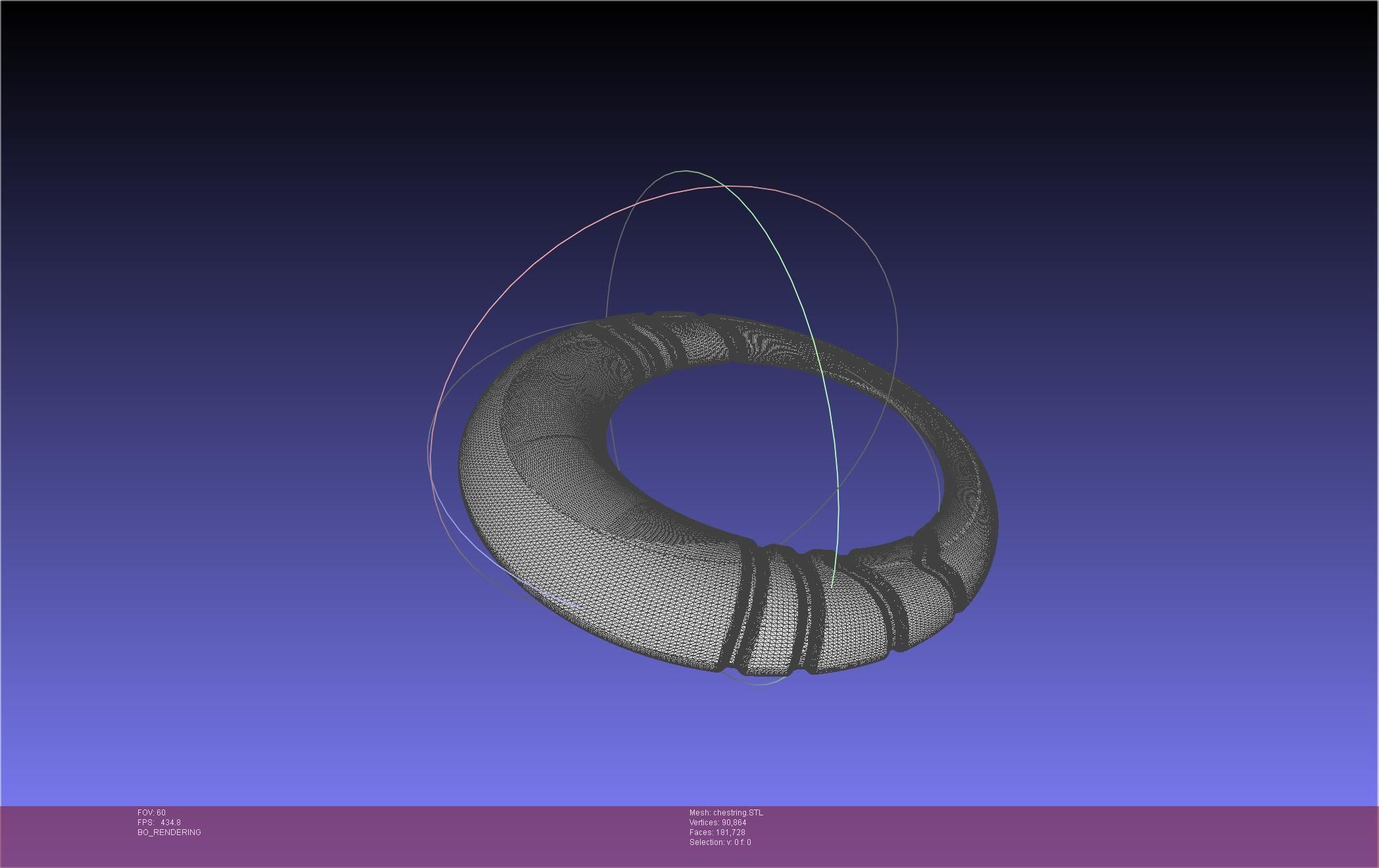 Final Fantasy XIV Dancer Chest Ring Printable Model 3D print model_41