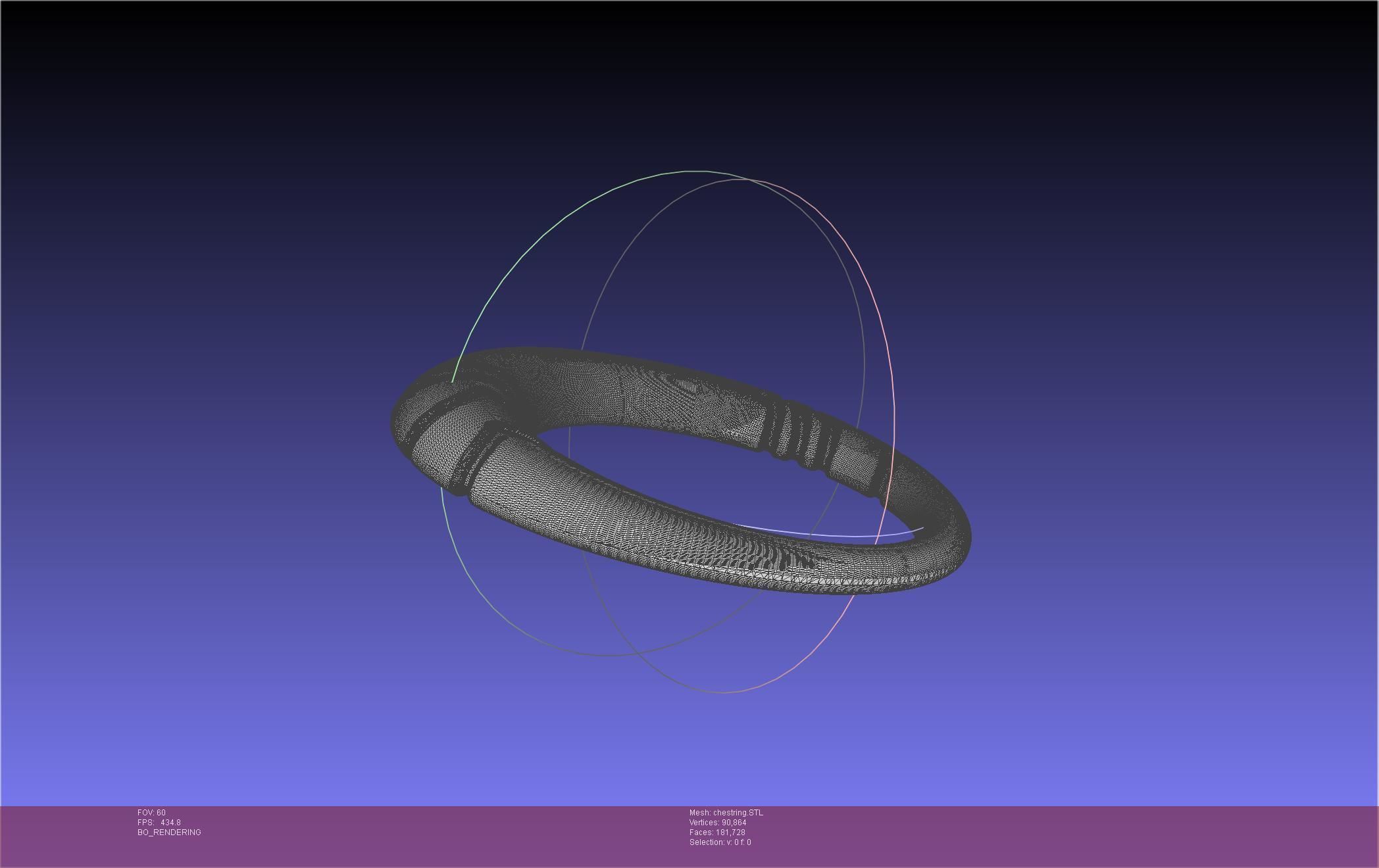 Final Fantasy XIV Dancer Chest Ring Printable Model 3D print model_40