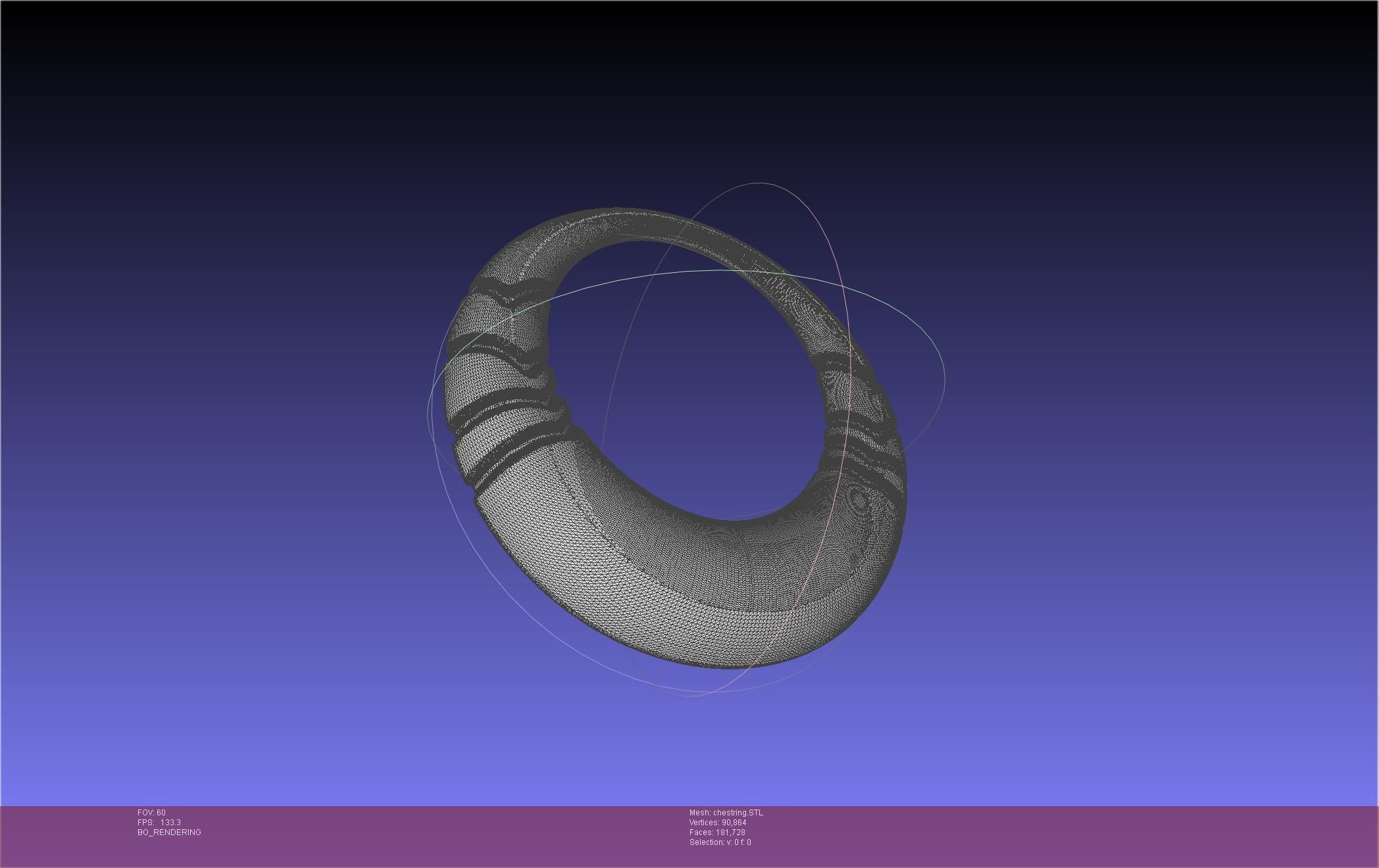 Final Fantasy XIV Dancer Chest Ring Printable Model 3D print model_27