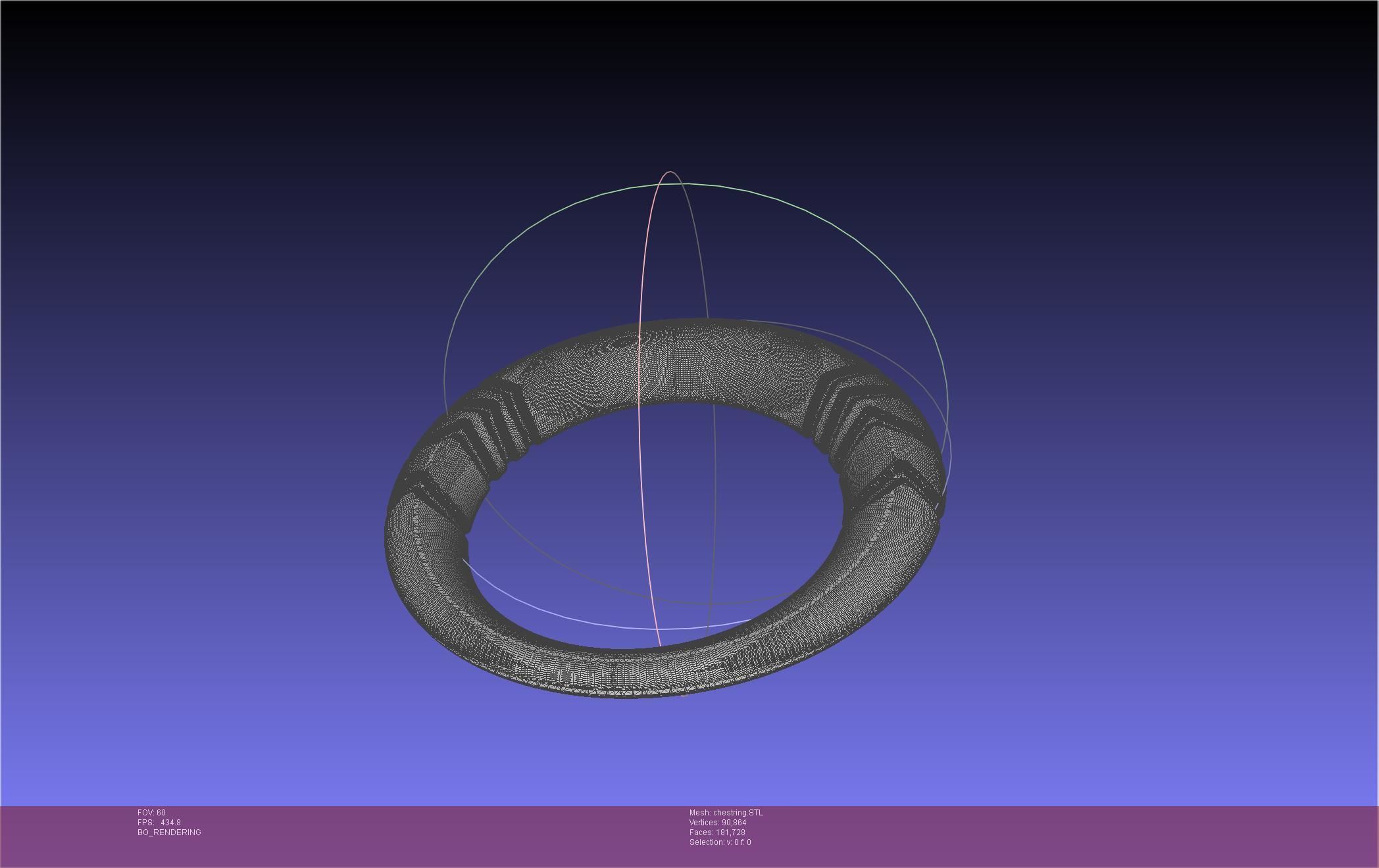 Final Fantasy XIV Dancer Chest Ring Printable Model 3D print model_39