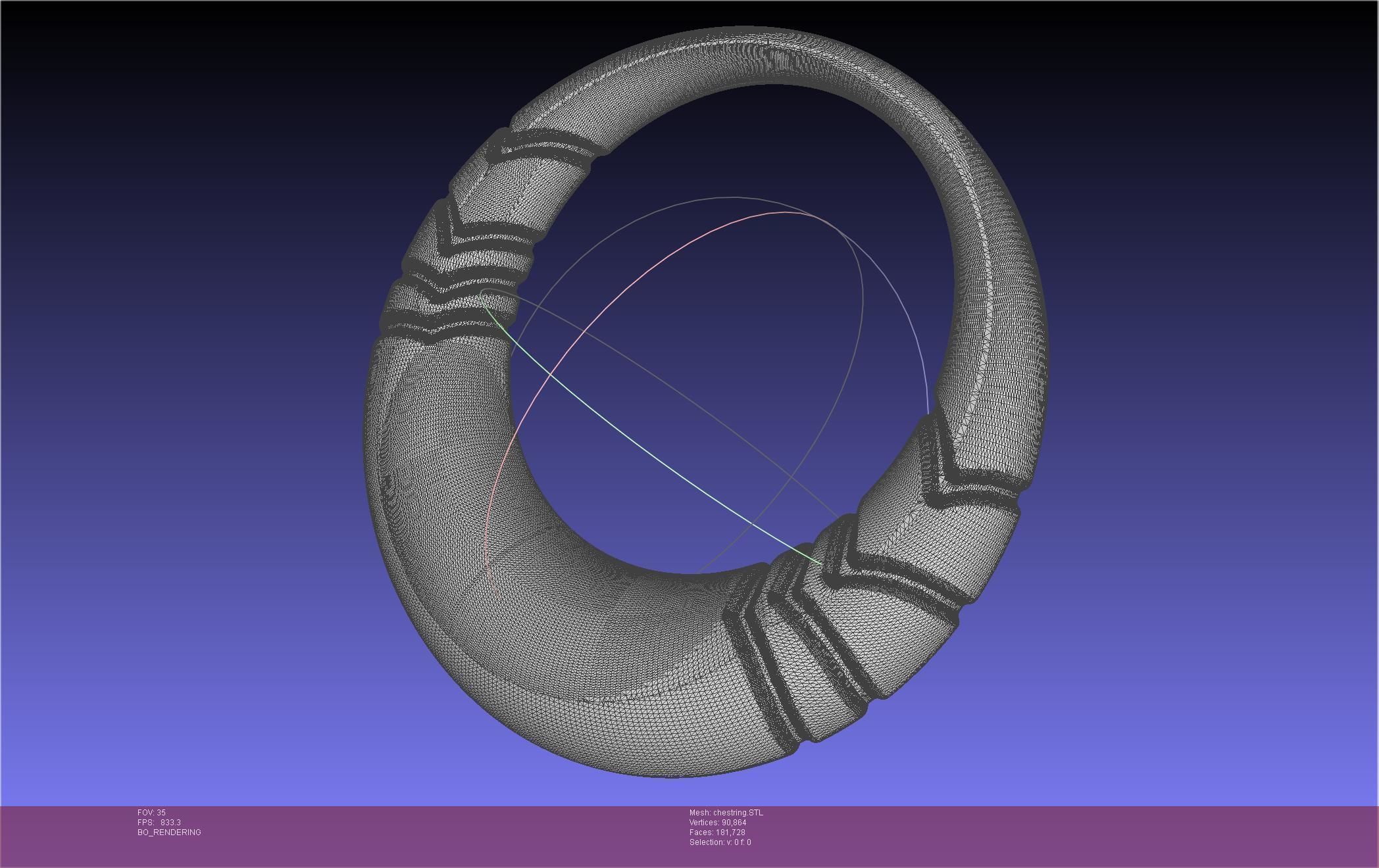 Final Fantasy XIV Dancer Chest Ring Printable Model 3D print model_52