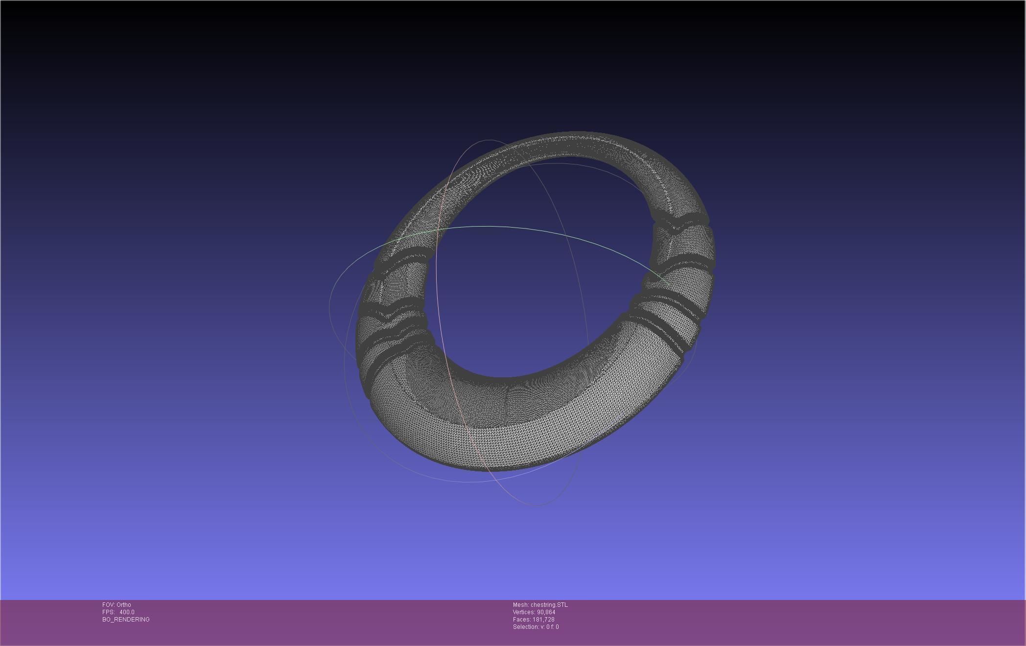 Final Fantasy XIV Dancer Chest Ring Printable Model 3D print model_46