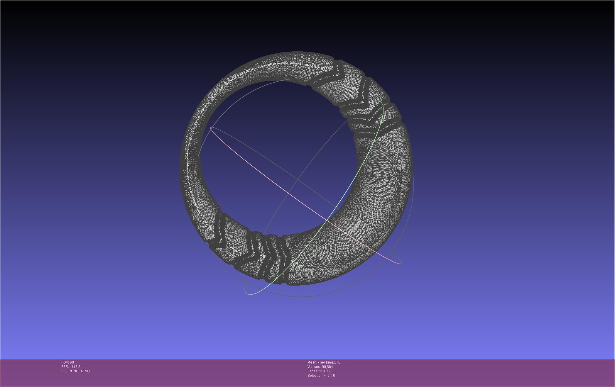 Final Fantasy XIV Dancer Chest Ring Printable Model 3D print model_29