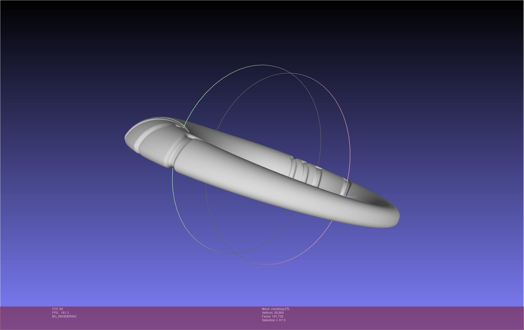 Final Fantasy XIV Dancer Chest Ring Printable Model 3D print model_5