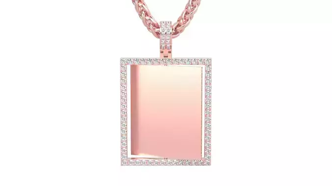 Picture pendant 1-2 inch N 13 3D print model