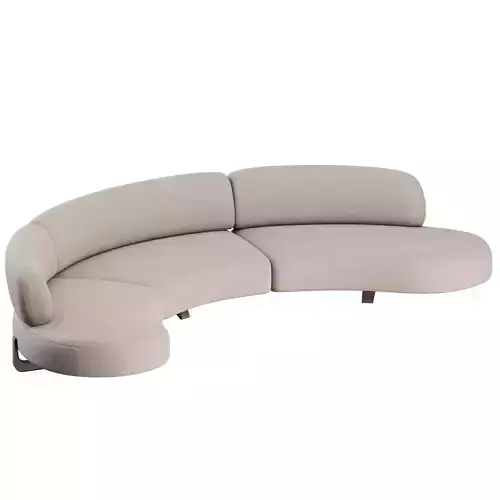 Vao 380 Curved Sofa by Paolo Castelli