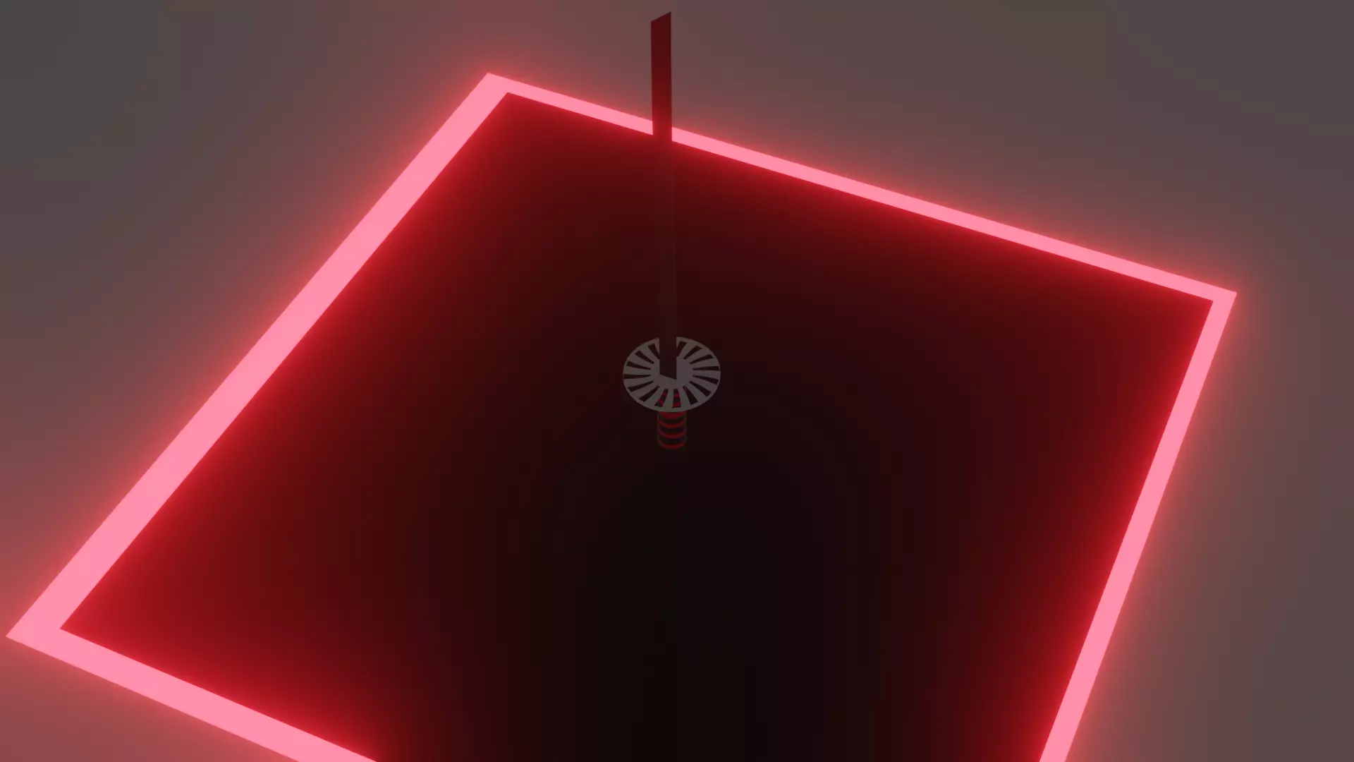 Katana square with light Free 3D model_0