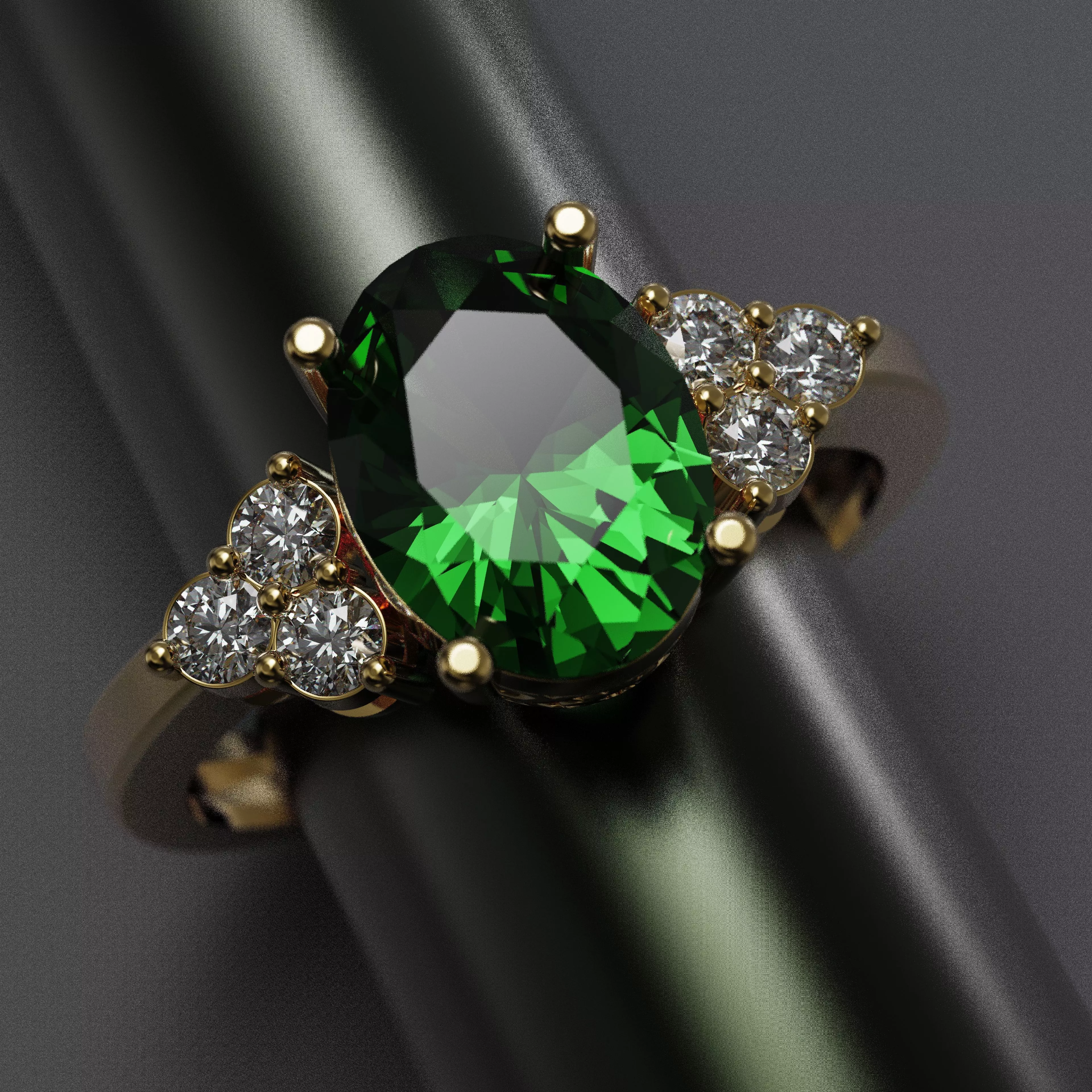 ring3 pencil with measurements 3D print model