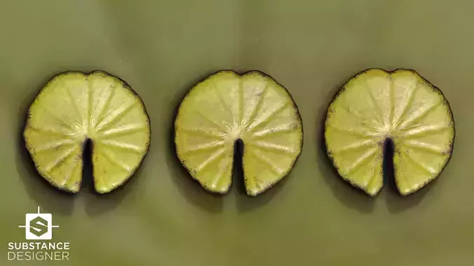 Water Lily PBR Texture