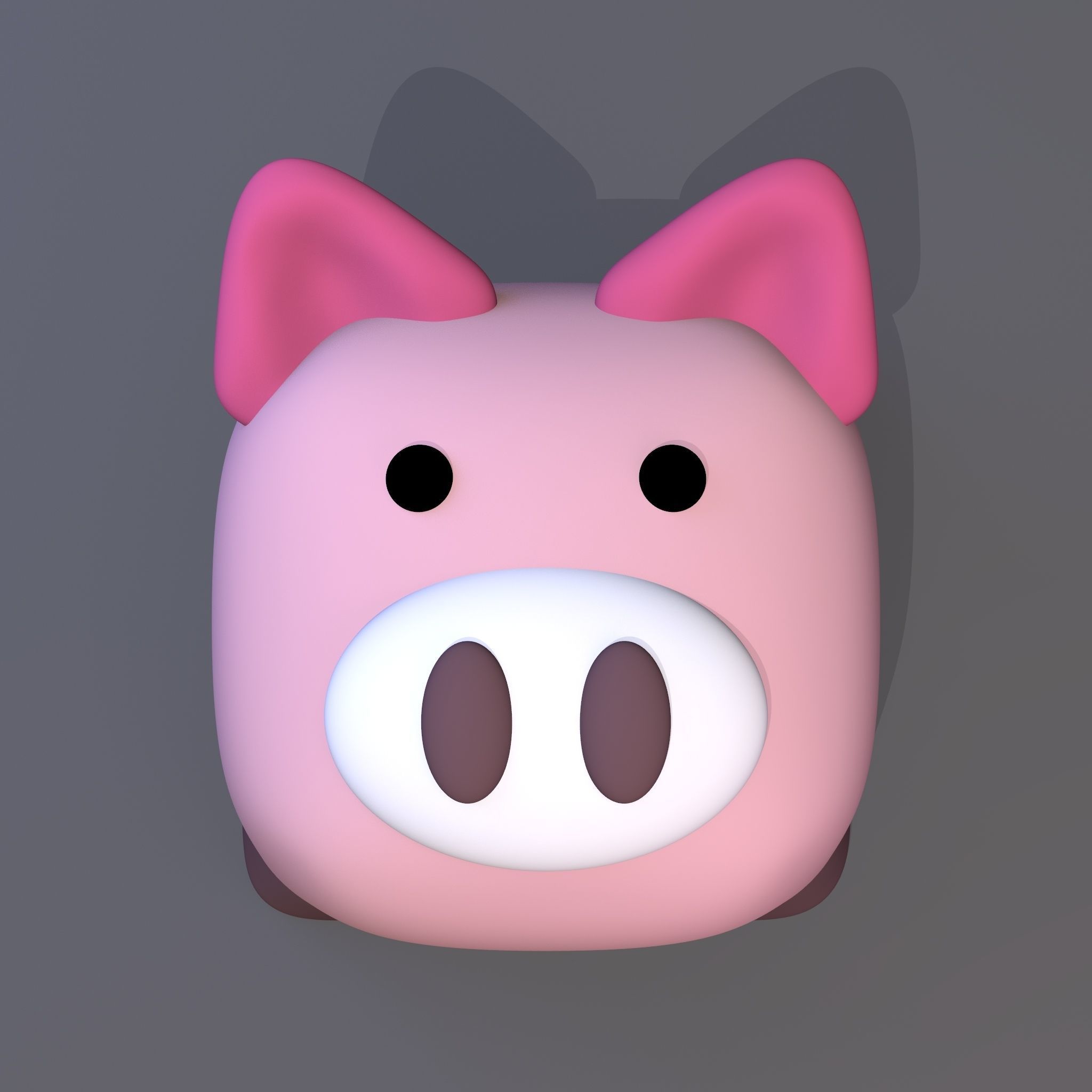 PACK KEYCAPS OF CUBE ANIMAL 3D print model_10