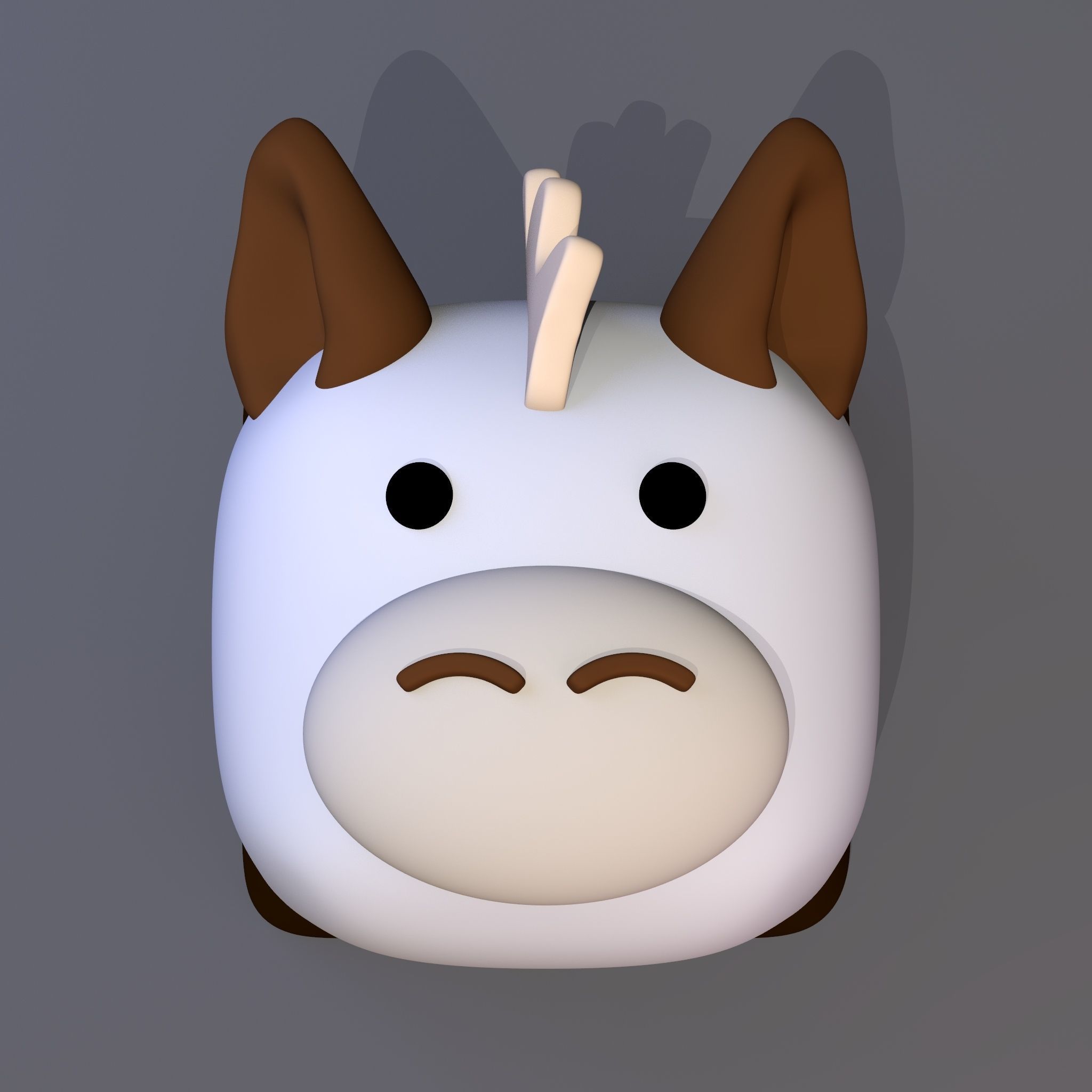 PACK KEYCAPS OF CUBE ANIMAL 3D print model_8