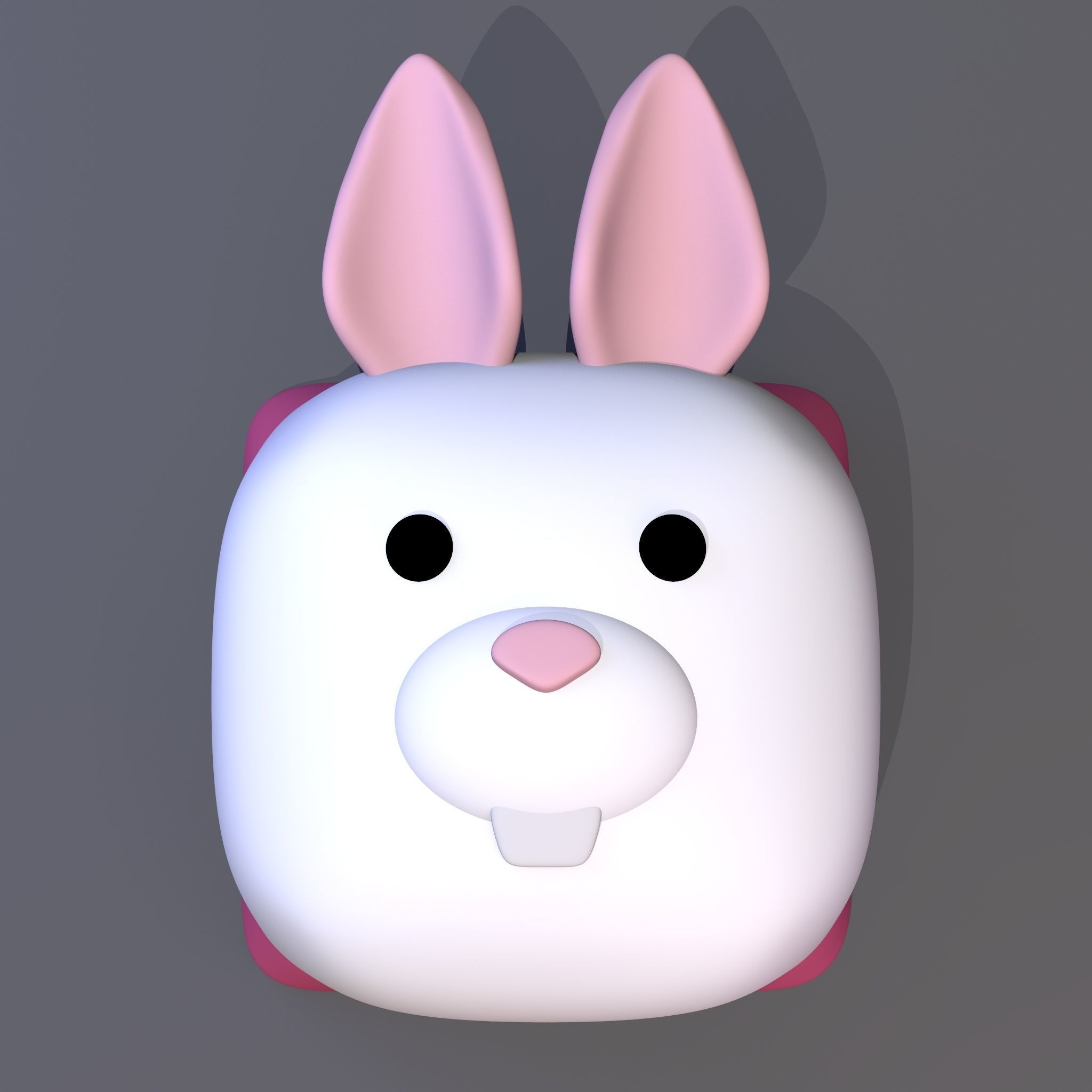 PACK KEYCAPS OF CUBE ANIMAL 3D print model_12