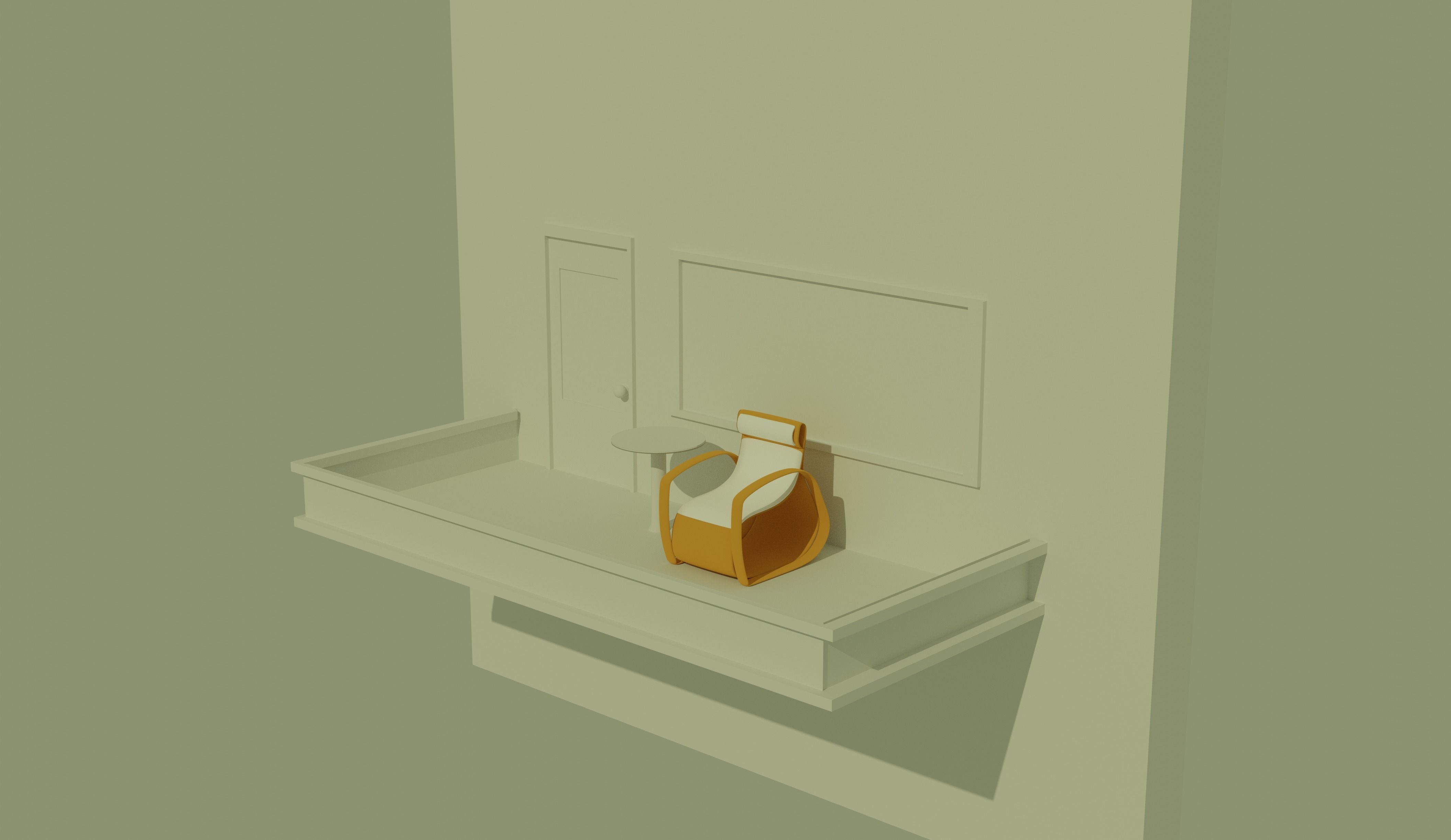 Low-poly chairs pack Low-poly 3D model_11