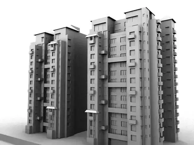 Building two apartment buildings