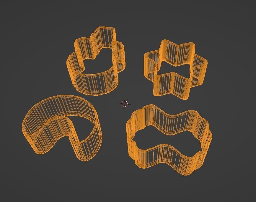 Christmas Cookie Forms 3D print model_1