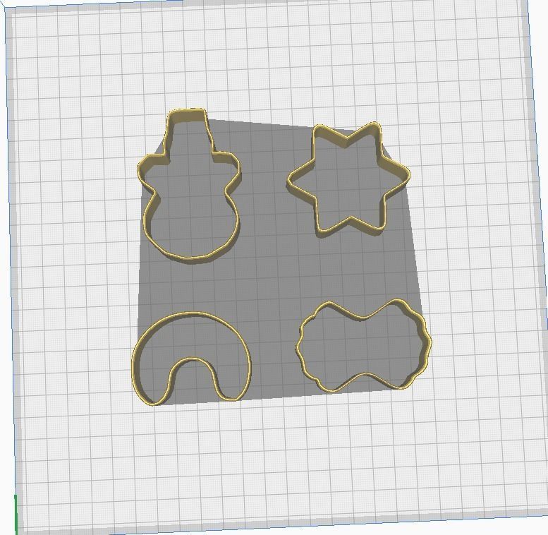 Christmas Cookie Forms 3D print model_2