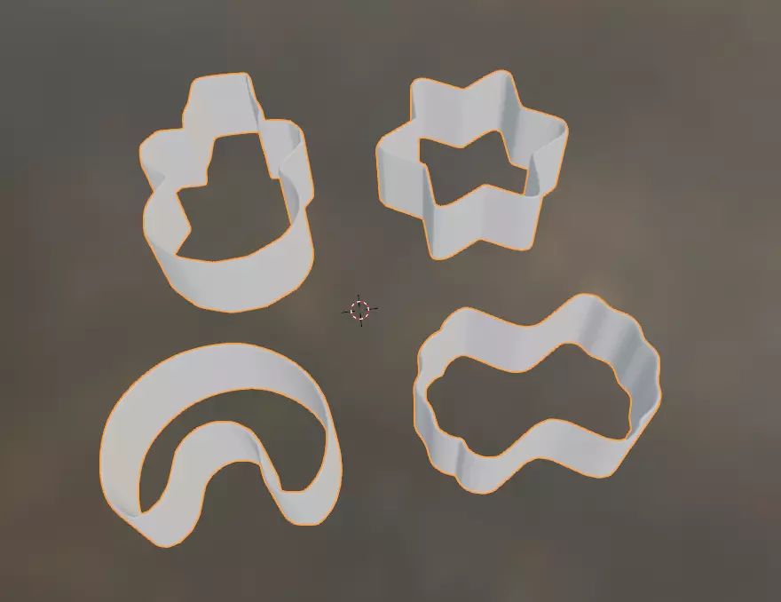 Christmas Cookie Forms 3D print model_0