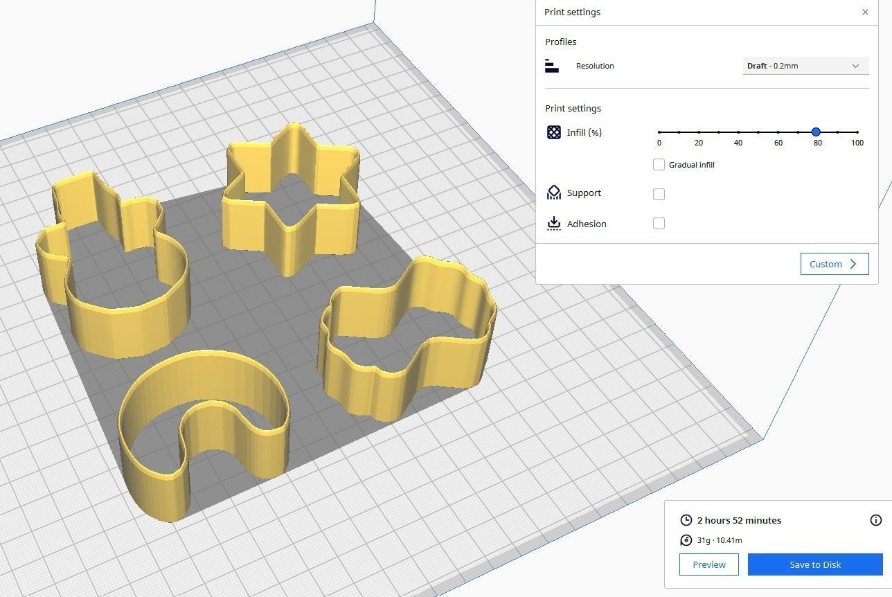 Christmas Cookie Forms 3D print model_6