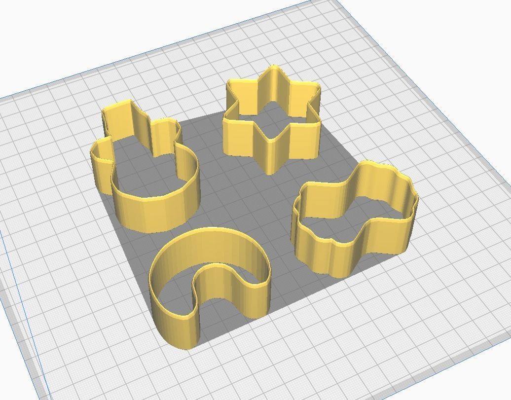 Christmas Cookie Forms 3D print model_5