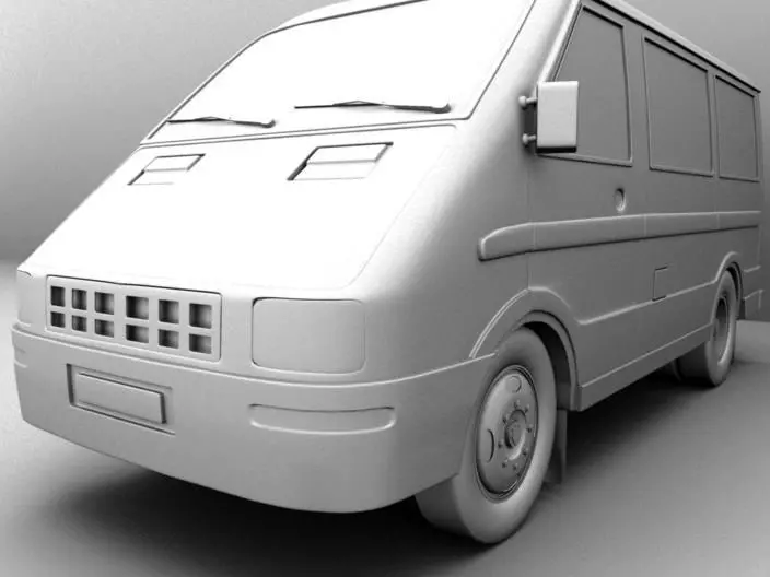 VAN vehicle 3D model_0