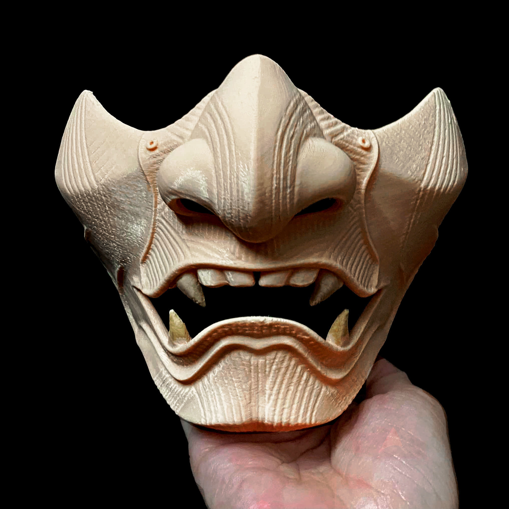 Ghost Of Tsushima - The Sakai Mask - Samurai Cosplay Mask 3D print model_10