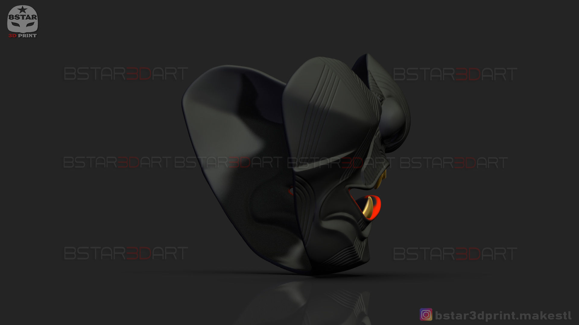 Ghost Of Tsushima - The Sakai Mask - Samurai Cosplay Mask 3D print model_17