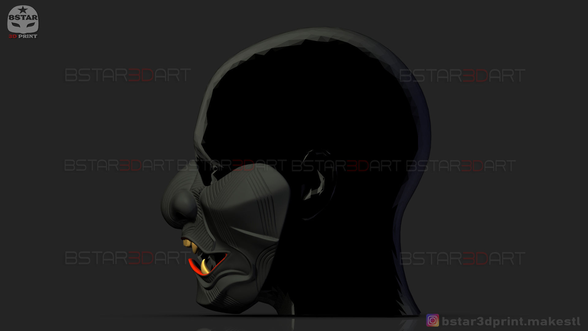 Ghost Of Tsushima - The Sakai Mask - Samurai Cosplay Mask 3D print model_21