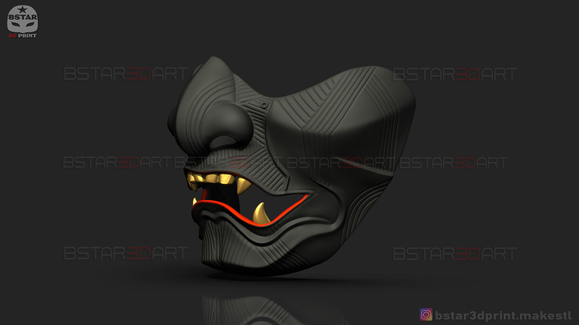 Ghost Of Tsushima - The Sakai Mask - Samurai Cosplay Mask 3D print model_15