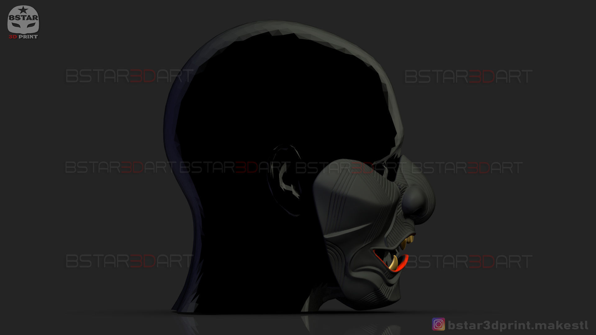 Ghost Of Tsushima - The Sakai Mask - Samurai Cosplay Mask 3D print model_22