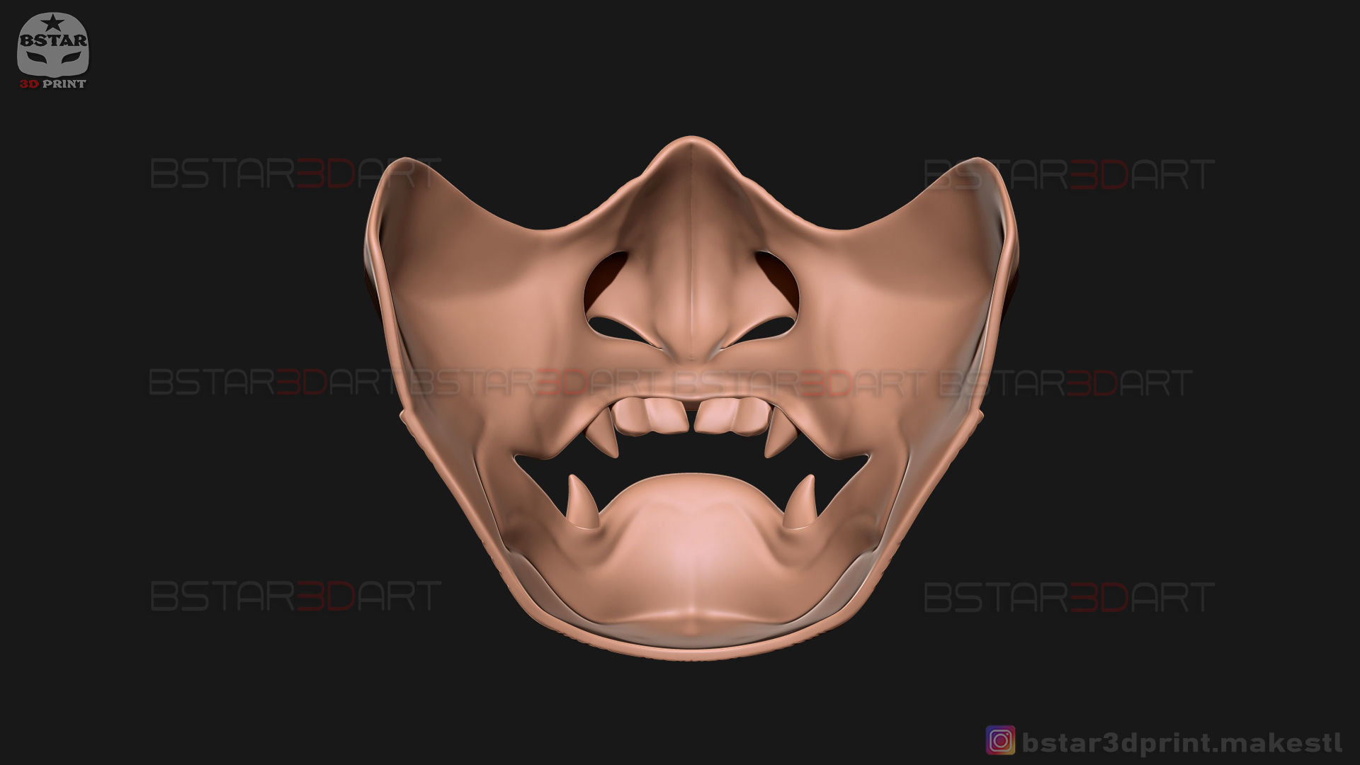 Ghost Of Tsushima - The Sakai Mask - Samurai Cosplay Mask 3D print model_28
