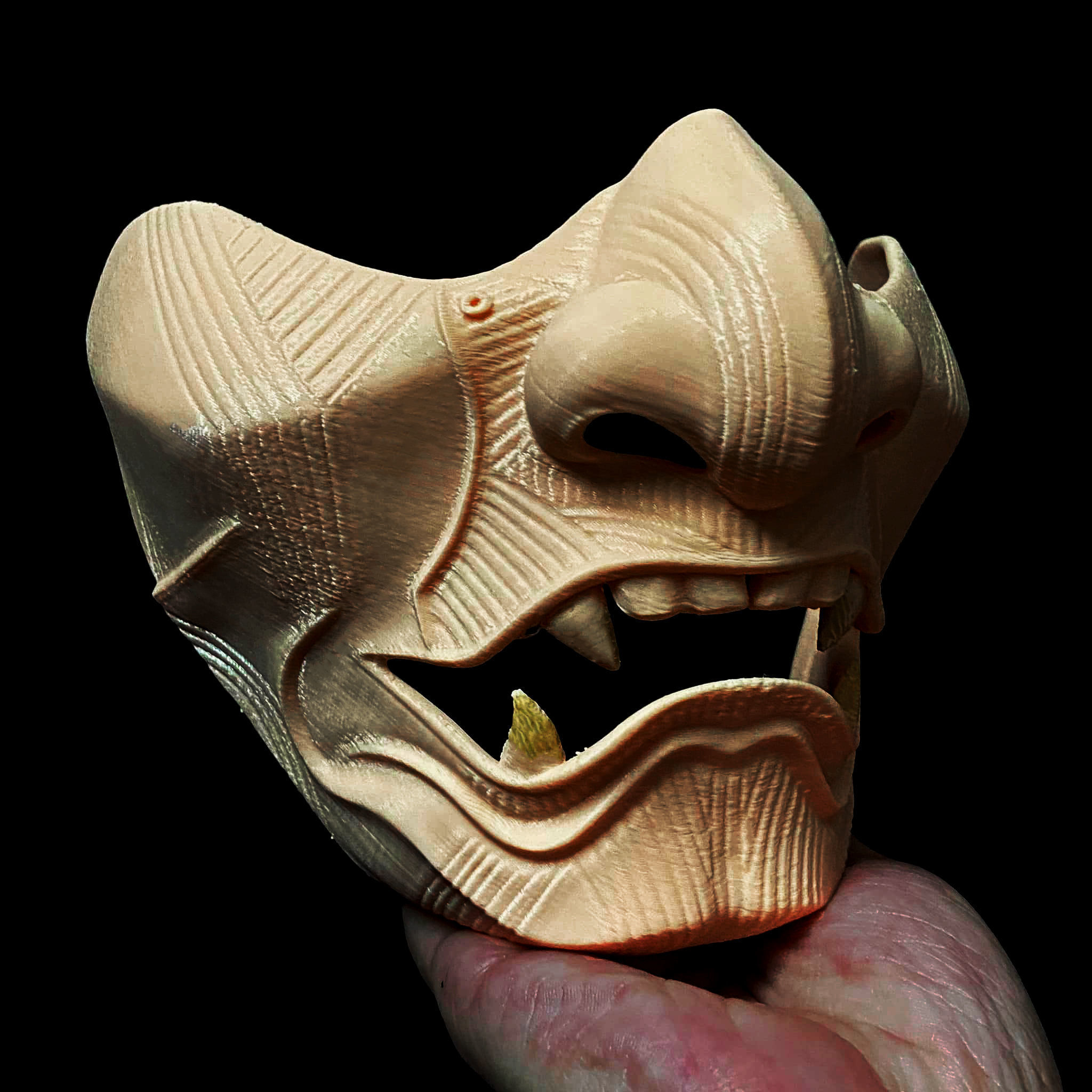 Ghost Of Tsushima - The Sakai Mask - Samurai Cosplay Mask 3D print model_11