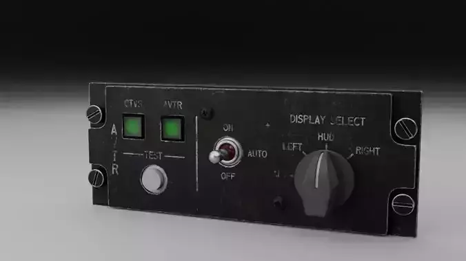F16 AVTR Panel 3D model