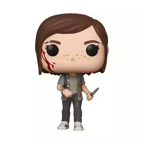 The Last Of Us Ellie Funko Pop 3D print model 3D model 3D