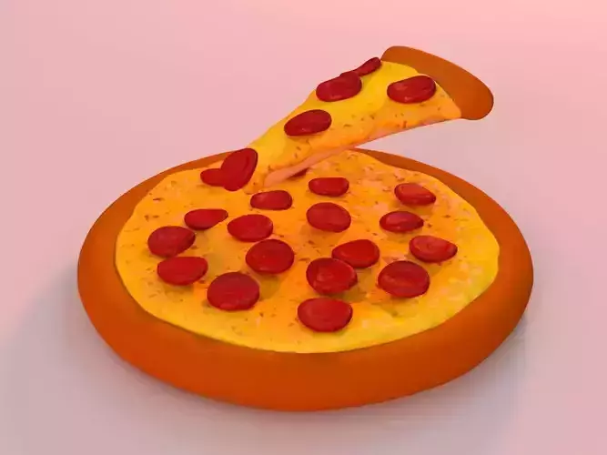 Cartoon Pizza
