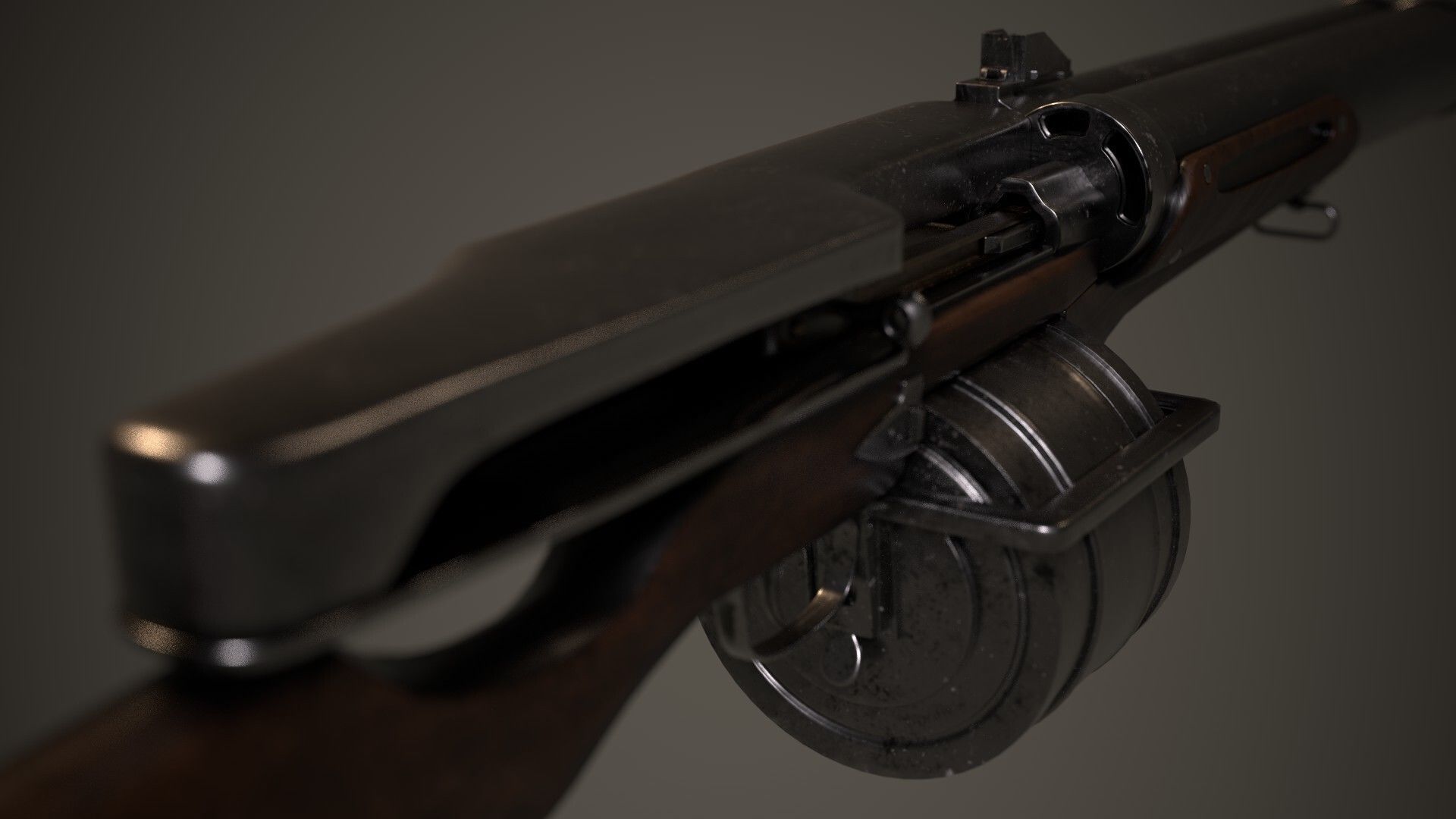 Huot Automatic Rifle 3D model_1