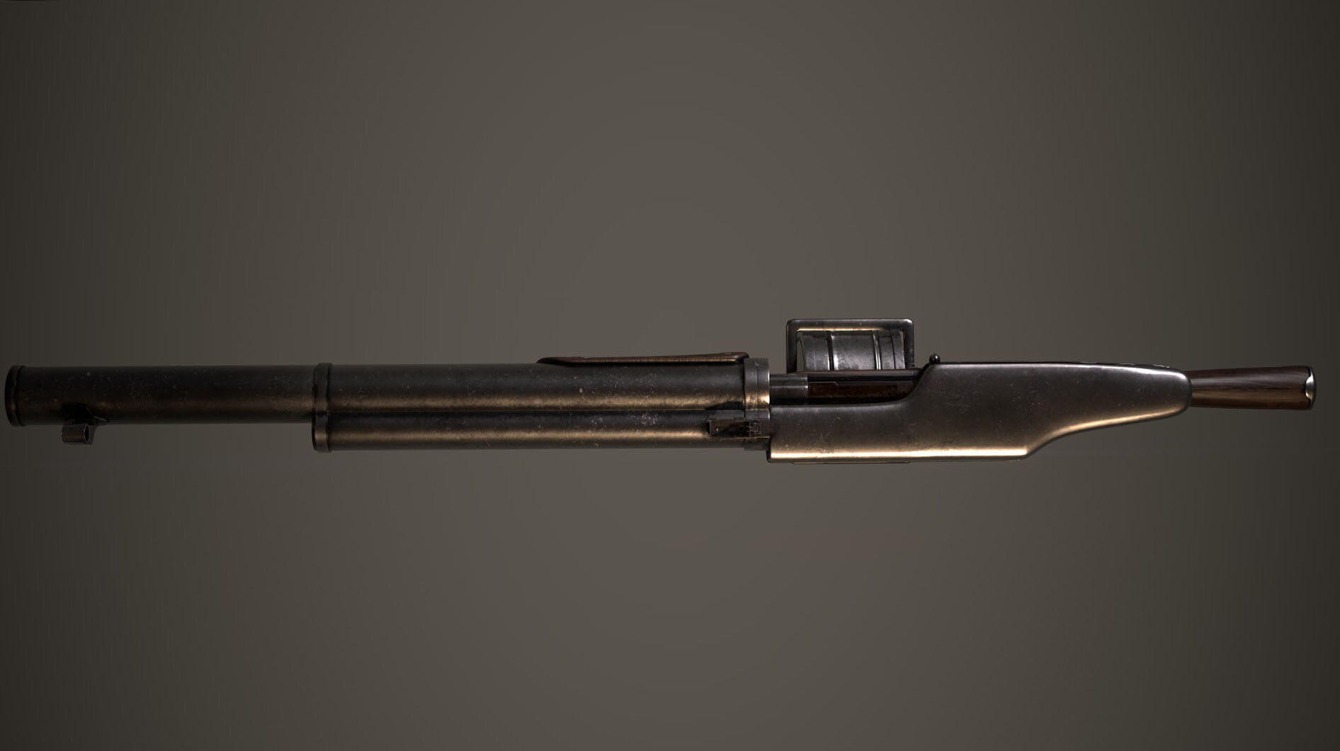 Huot Automatic Rifle 3D model_2