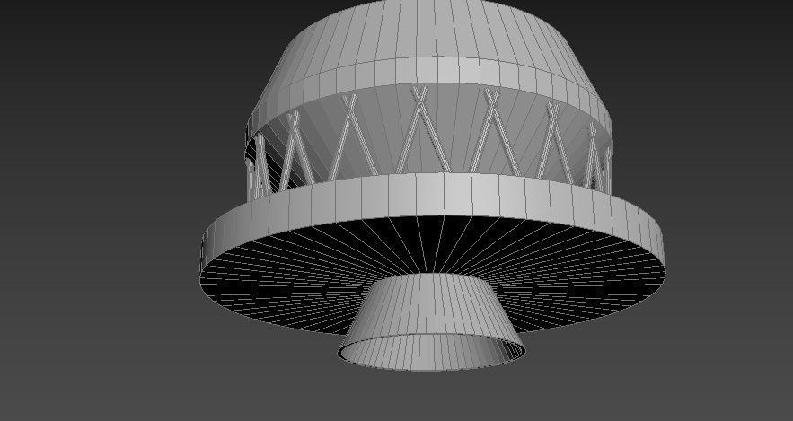 N-1 rocket Low-poly 3D model_24